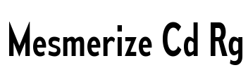 Mesmerize Cd Rg Font Image