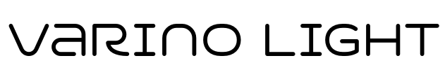 Varino Light Font Image