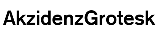 AkzidenzGrotesk