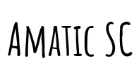 Amatic SC Font Image