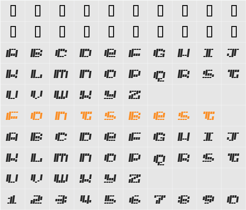 Intergalaktika 2 Character Map