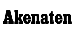 Akenaten Font Image