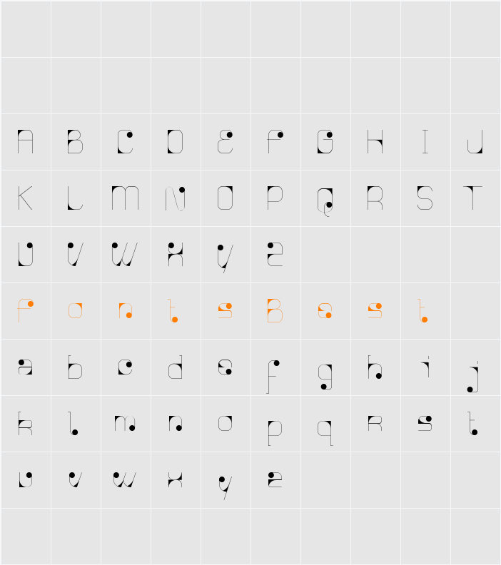 Agnes serif Character Map