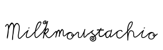 Milkmoustachio Font Image