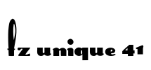 FZ UNIQUE 41 Font Image