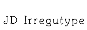 JD Irregutype Font Image