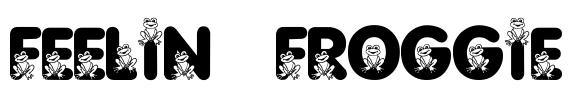 Feelin Froggie Font Image