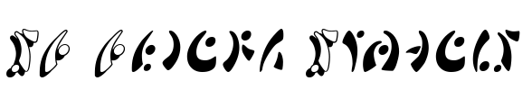 SF Fedora Symbols Font Image