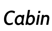 Cabin Font Image