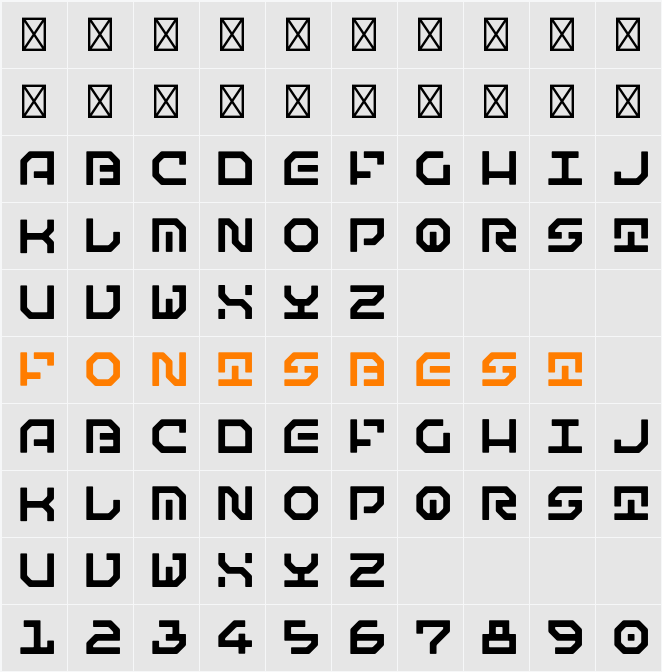 Matematica Character Map