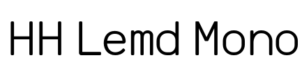 HH Lemd Mono Font Image