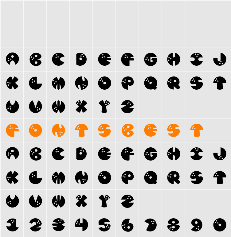 JI Bowling Balls Character Map