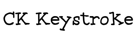 CK Keystroke Font Image