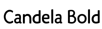 Candela Bold Font Image