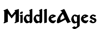 MiddleAges Font Image