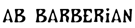 AB Barberian Font Image