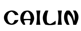 CAILIN Font Image