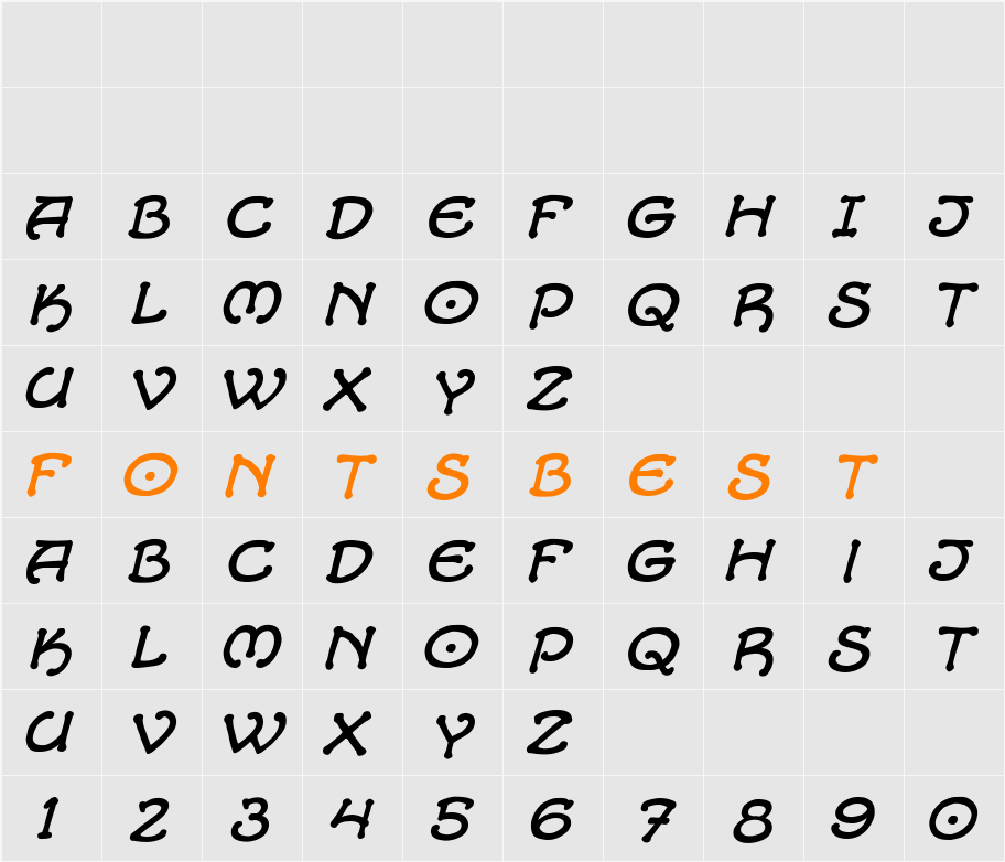 CCAlchemite Character Map