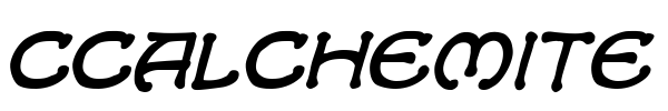 CCAlchemite Font Image