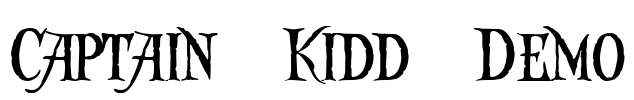 Captain Kidd Demo Font Image