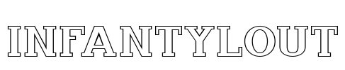 InfantylOut Font Image