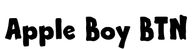 Apple Boy BTN Font Image