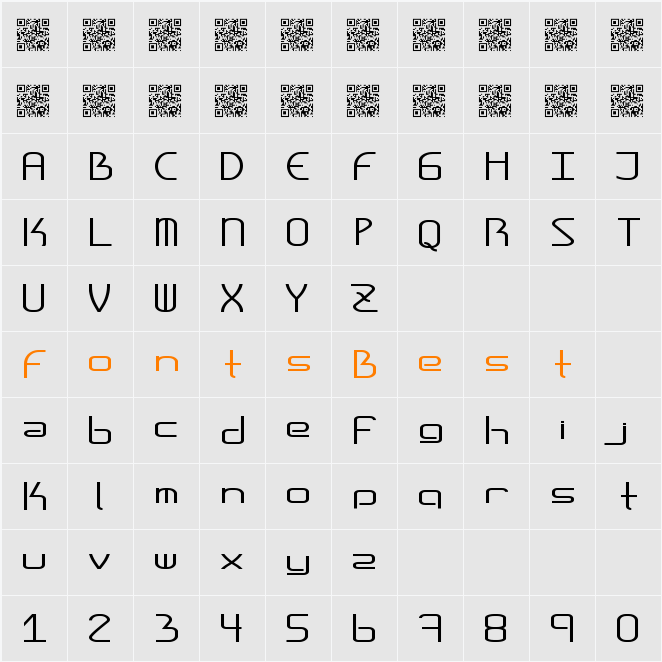 AmplitudeStretched Character Map