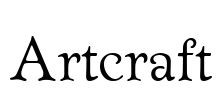 Artcraft Font Image