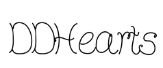 DDHearts Font Image