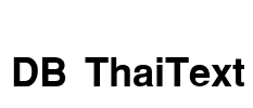 DB ThaiText Font Image