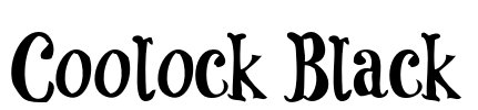 Coolock Black Font Image