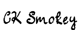 CK Smokey Font Image