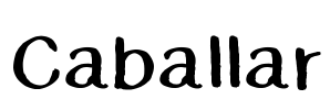 Caballar Font Image