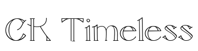 CK Timeless Font Image