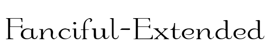 Fanciful-Extended Font Image