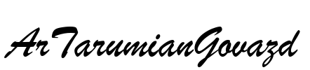 ArTarumianGovazd Font Image