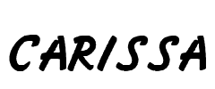 CARISSA Font Image