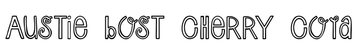 Austie Bost Cherry Cola Font Image