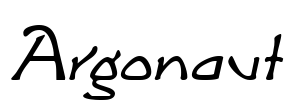 Argonaut Font Image