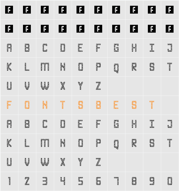 Maze Sanz Character Map