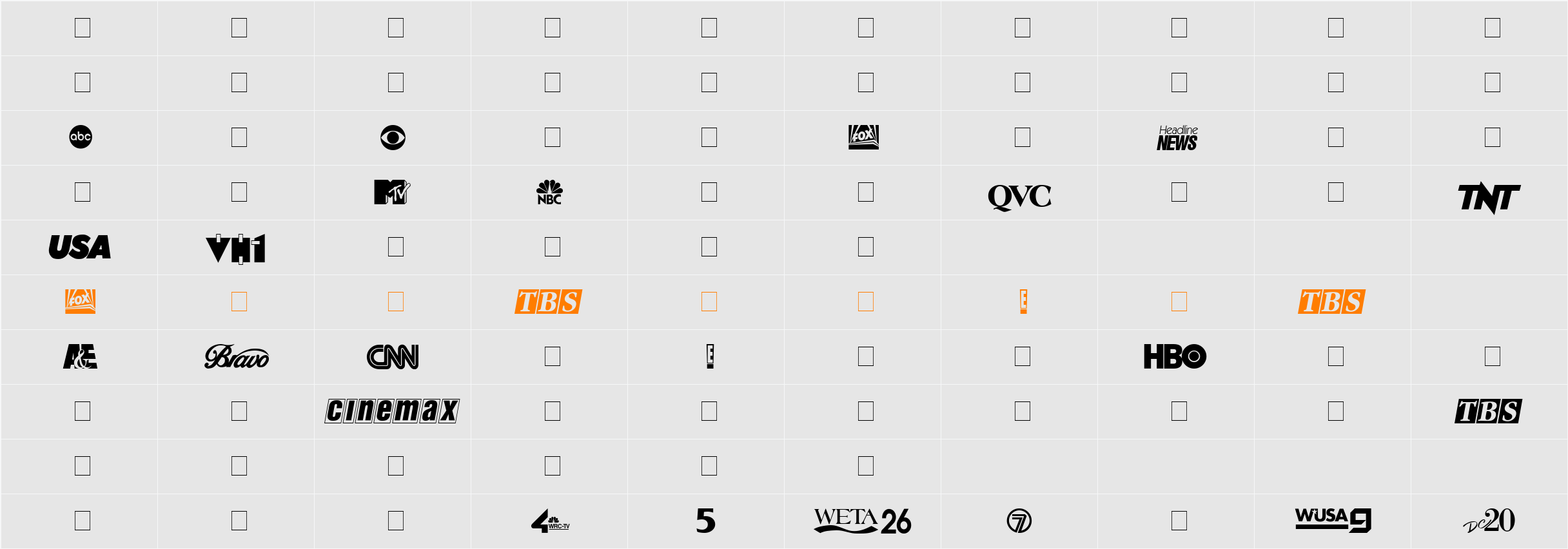 CableDingbats Character Map