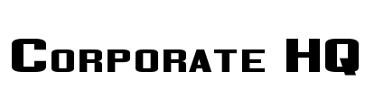 Corporate HQ Font Image