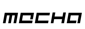 Mecha Font Image