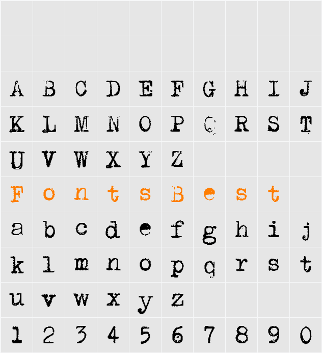 DK P.I. Character Map