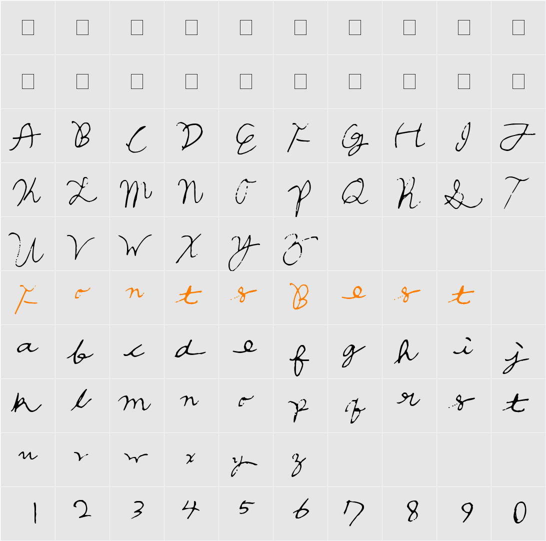 g Character Map