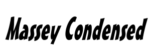 Massey Condensed Font Image