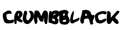 CrumbBlack Font Image