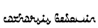 Catharsis Bedouin Font Image