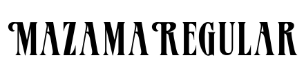 MazamaRegular Font Image