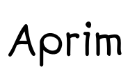 Aprim Font Image